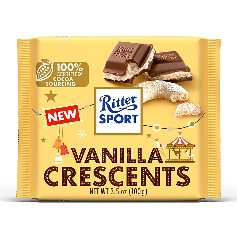 Ritter Sport Vanilla Crescents 100g